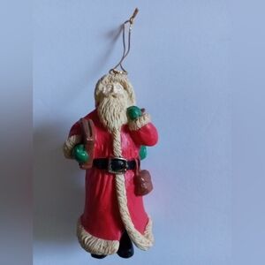 Vintage AGC Santa Claus 3" Ornament Made In Thailand